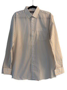 Vintage NWOT Pierre Cardin Boutique Striped Dress Shirt Men’s 16.5 / 42